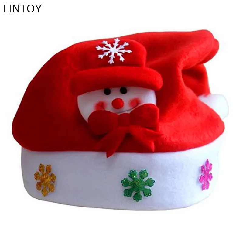 

Kids Cheer Hat Children Santa Claus Reindeer Snowman Party Cute Cap