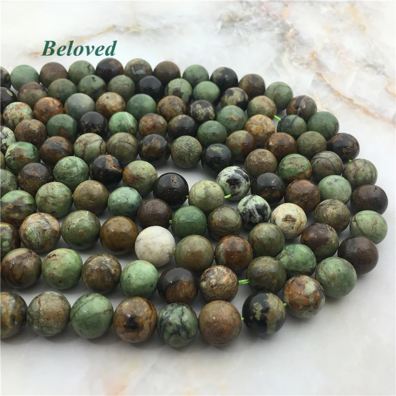 

Round Smooth Green Opal Loose Beads, Raw Opal Quartz Gems Bead For Jewelry DIY, BG18003