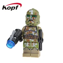 Строительные блоки Space Wars Commander кашиике желтый Утапау Клон Trooper Appo кирпича Фигурки игрушки для детей XH 628