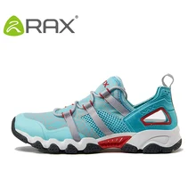 RAX Для женщин дышащие ботинки для треккинга Пеший Туризм Кроссовки для отдыха на природе Легкая спортивная обувь быстросохнущая Аква прогулочные, скальные туфли