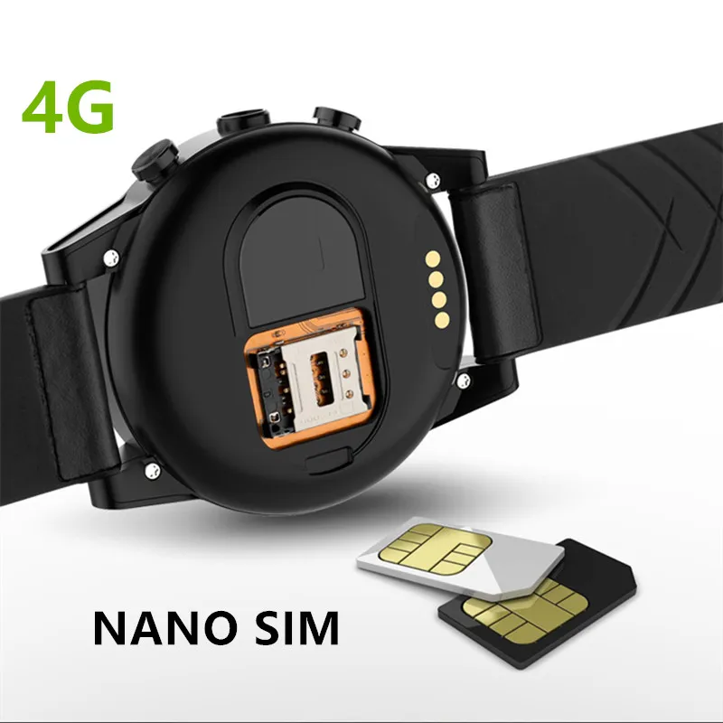 4G сеть смарт-телефон часы RAM 3GB ROM 32G видео бизнес Bluetooth smartwatch HD камера GPS Спорт сердечного ритма Музыка MP3 плеер