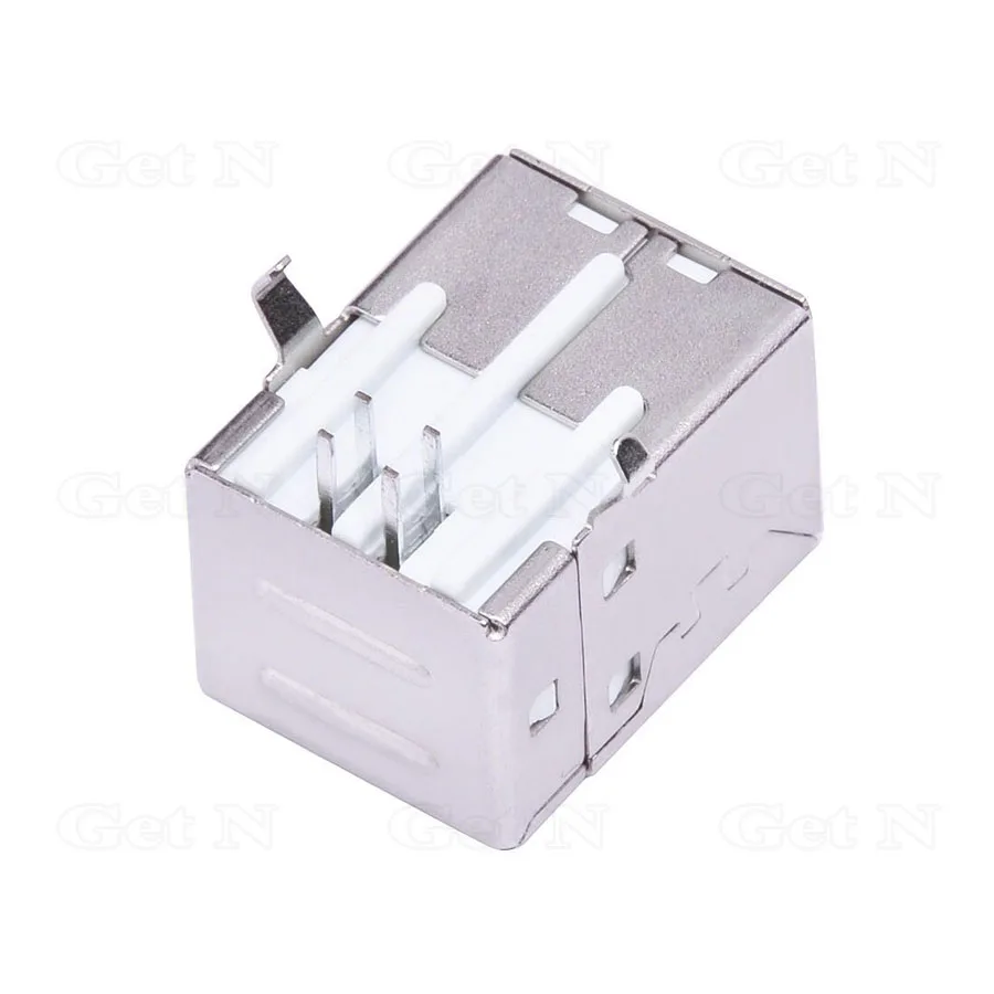 

100pcs/lot Square Type B USB Receptacle Socket Port Right Angle for Printer