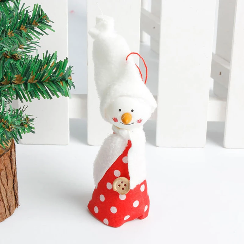 snowman angel christmas hanging ornament non wovens dolls christmas