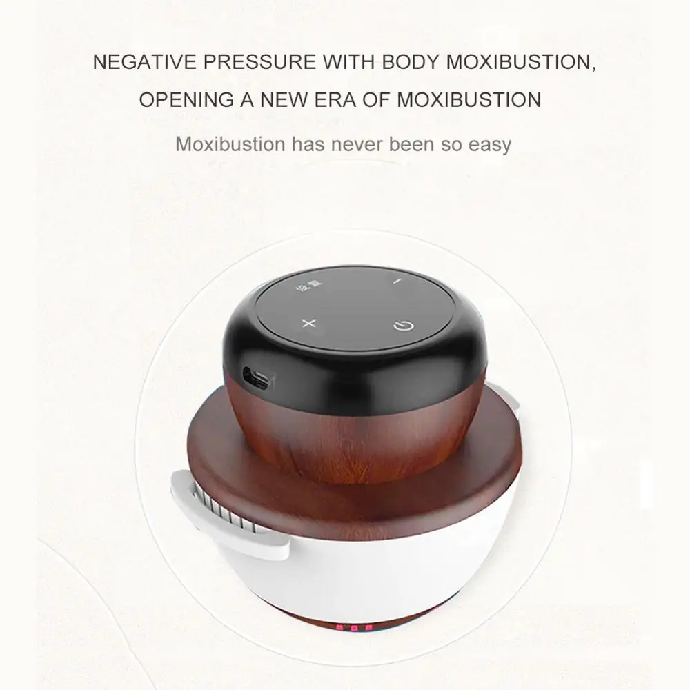 

Electronic Moxibustion physiotherapy Massage Device Moxibustion Scraping cupping 3 in 1 Relief Pain Fatigue Health Care Tool