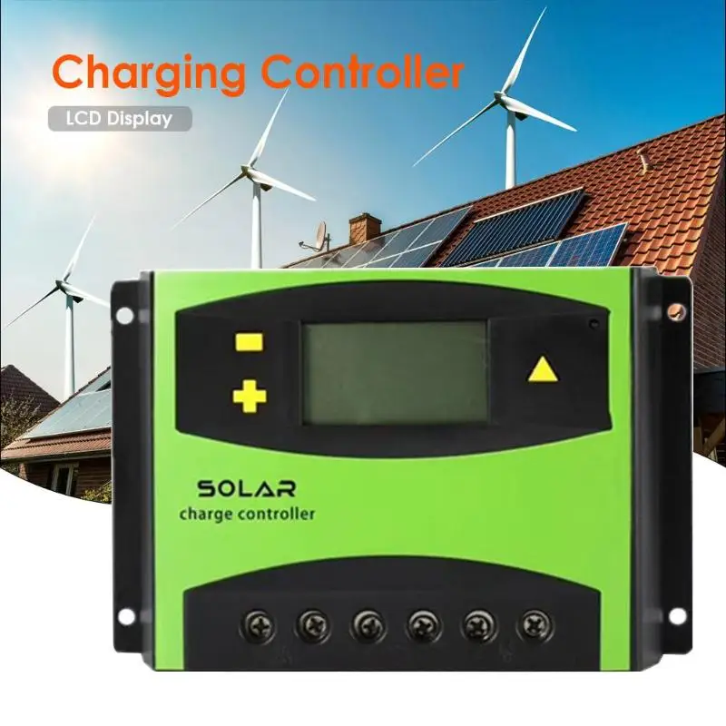

12V 24V 60A LCD Display Solar Panel Regulator Battery Solar Charge Controller