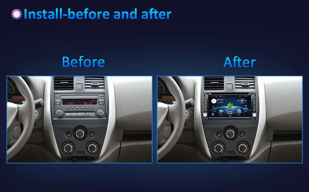  PX6 4G+64G 2 Din Android For NISSAN QASHQAI Tiida Car Audio Stereo Radio GPS TV BT 3G WiFi dvd Univ
