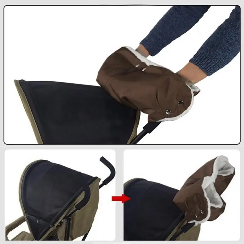 Перчатки для детской коляски Коляска муфта для рук варежки Водонепроницаемая коляска багги клатч на коляску корзина муфта зимние перчатки аксессуары