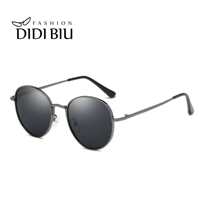 

DIDI Classic Black Round Polarized Sunglasses Women Men Brand HD Driving Eyewear Fashion Decoration Shades Glasses Oculos WN876