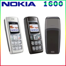 1600 Оригинал Nokia 1600 Сотовый Телефон Dual band GSM Разблокированный Телефон GSM 900/1800 Бесплатная Доставка