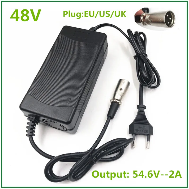 54.6V2A charger 54.6v 2A electric bike lithium battery charger for 48V lithium battery pack XLR Plug 54.6V2A charger 54.6V2A charger 54.6v 2A electric bike lithium battery charger for 48V lithium battery pack XLR Plug 54.6V2A charger