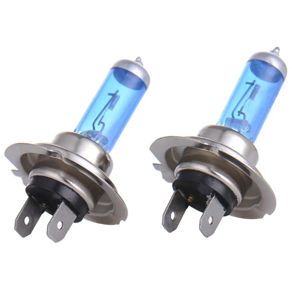 

2pcs H7 Super Bright H7 12V 55W 6000k White Fog Halogen Bulb Car Head Light Lamp 12V Car Styling Car Light Source Low Beam Light