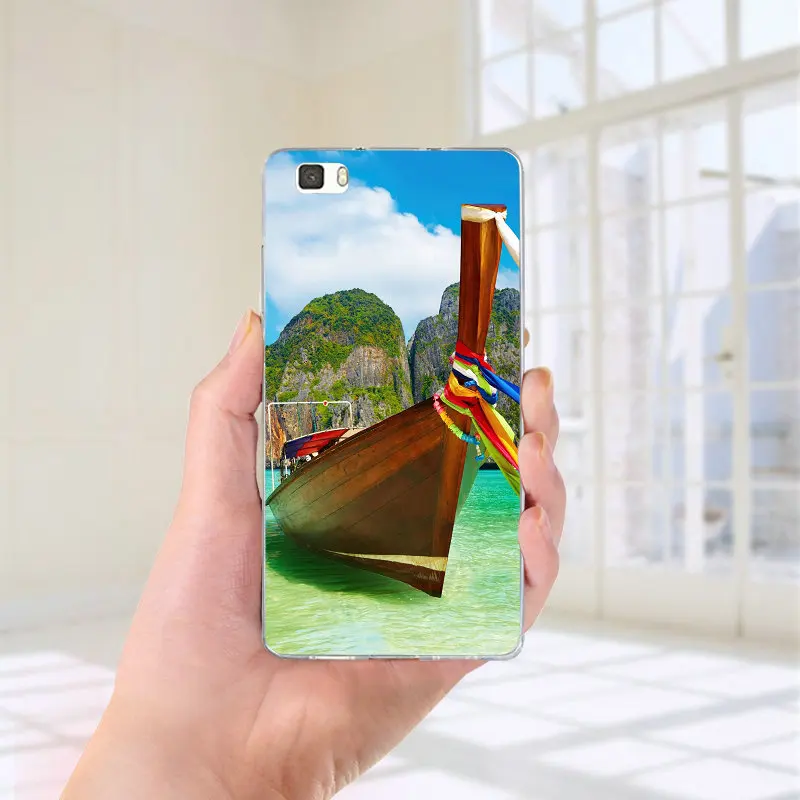 Soft Silicone TPU for Huawei P8 P9 P10 P20 P30 Honor 6X 7X 7 9 Mate 10 Pro Lite P Smart Coque Shell Bags Nature Shine Breeze