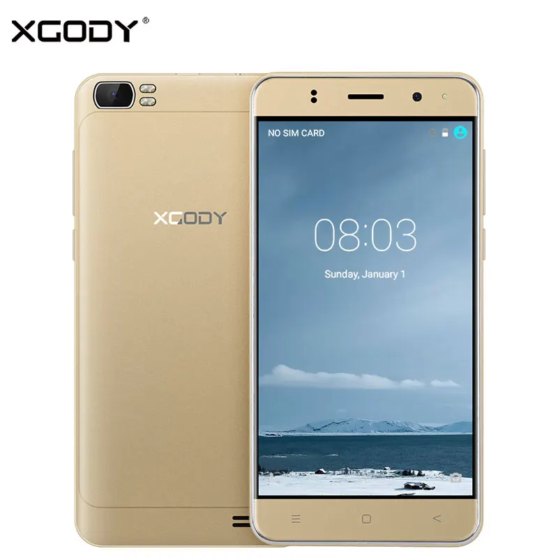 Origional XGODY X21 3G Unlocked Smartphone 5 Inch Android MTK6580M Quad Core 1G 8G Dual Sim