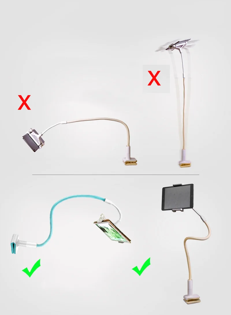 Vmonv 120 см длинная рука Регулируемая подставка для планшета держатель для Ipad Pro 11 12,9 samsung Kindle 4-12 дюймов смартфон планшет крепление подставка