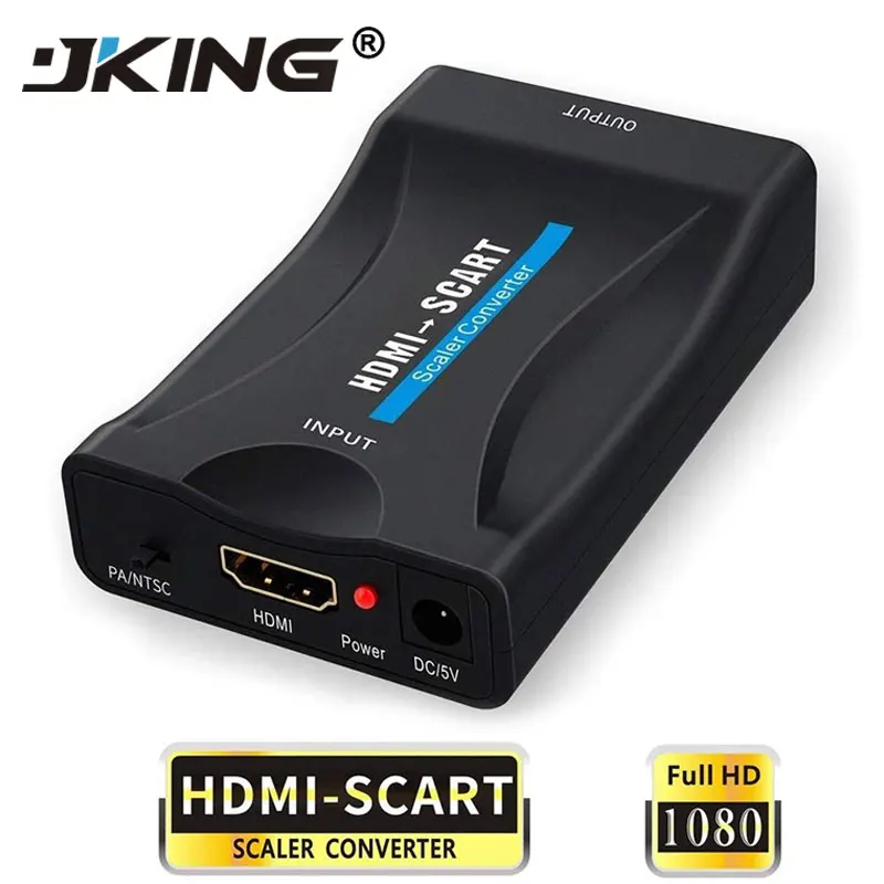 JKING 1080 P Переходник HDMI scart адаптер micro USB/Переходник преобразователь видеосигнала
