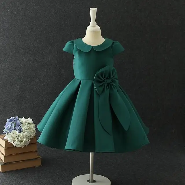 peter pan collar flower girl dress