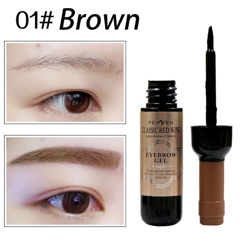 

Brown/Coffee Eyebrow Enhancer Makeup Red Wine Eye Brow Tattoo Tint Long-lasting Waterproof Dye Eyebrow Gel Cream Mascara Make Up