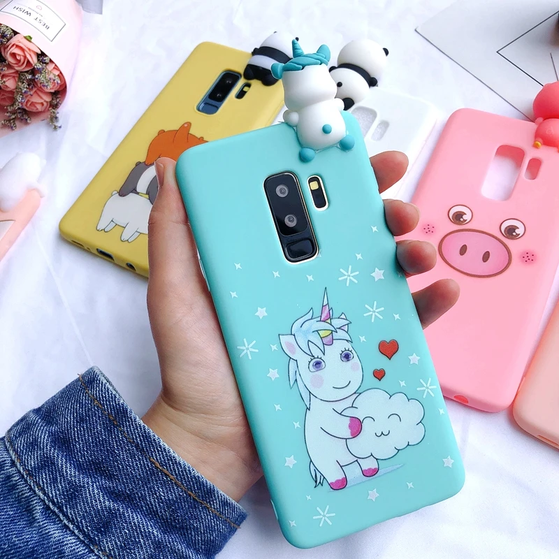 J4 J6 плюс 3D чехол etui samsung Galaxy J4 J6 плюс чехол Kawaii Единорог силиконовый чехол для samsung J4 J6 чехол для телефона - Цвет: 5