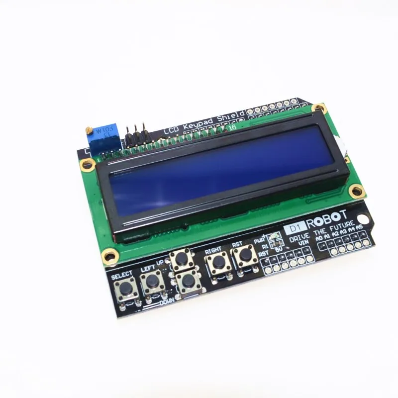 1PCS LCD Keypad Shield LCD1602 LCD 1602 Module Display For Arduino ATMEGA328 ATMEGA2560 raspberry pi UNO blue screen 1PCS LCD Keypad Shield LCD1602 LCD 1602 Module Display For Arduino ATMEGA328 ATMEGA2560 raspberry pi UNO blue screen