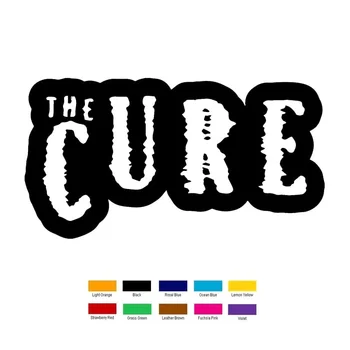 

15*10cm Text The Cure Sticker For Window Bumper Laptop Kayak Vinyl Decal