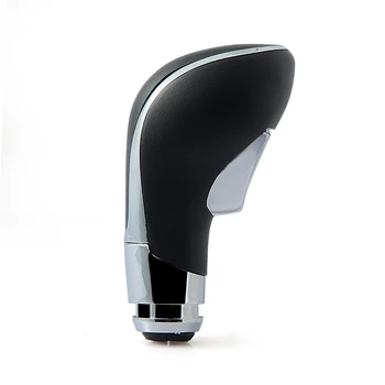 

Black PU Leather Automatic Gear Shift Shifter Lever Stick Knob For Opel Vauxhall Drop Shipping
