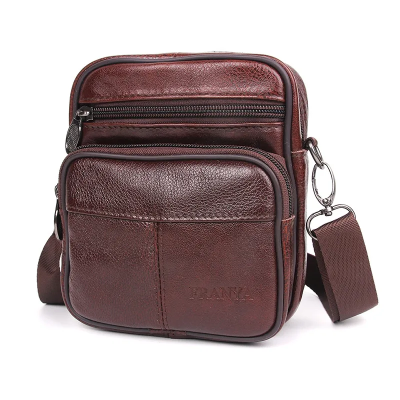 Genuino Сако de couro Homens DOS sacos де pequeno клапаном Сумки на плечо Bolsas ombro masculino делать mensageiro |