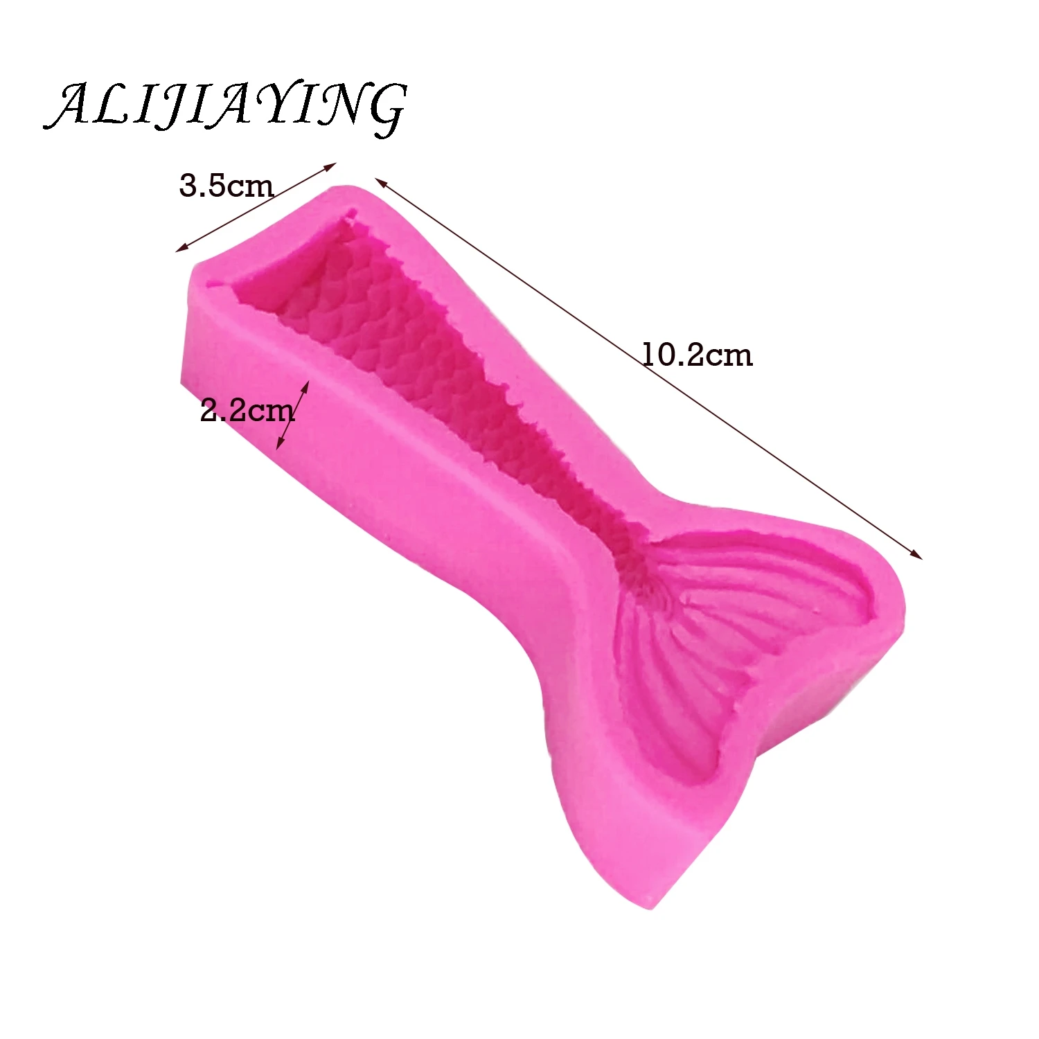 DIY Mermaid fishtail Fondant Sugarcraft Silicone Mould Cake Decoration Tools Baking chocolate Polymer Clay Resin Mold D1409