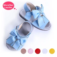 Pettigirl D’été Bébé Filles Sandales Chaussures Cuir Microfibre Douce Bowknot Plage Enfants Chaussures (Sans Boîte à Chaussures)