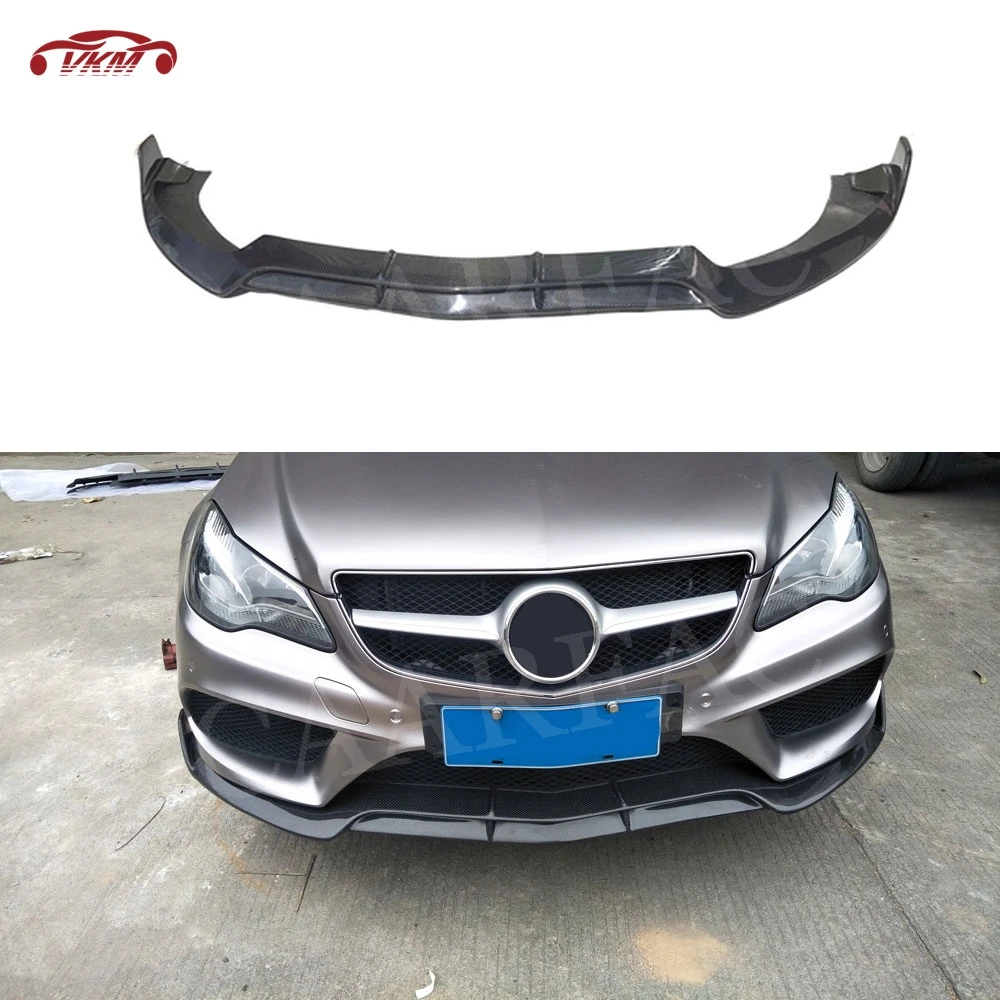 

Carbon Fiber Front Lip Spoiler for Mercedes Benz W207 C207 Coupe E200 E260 E300 2 Door 2014 2015 2016 Head Bumper Chin