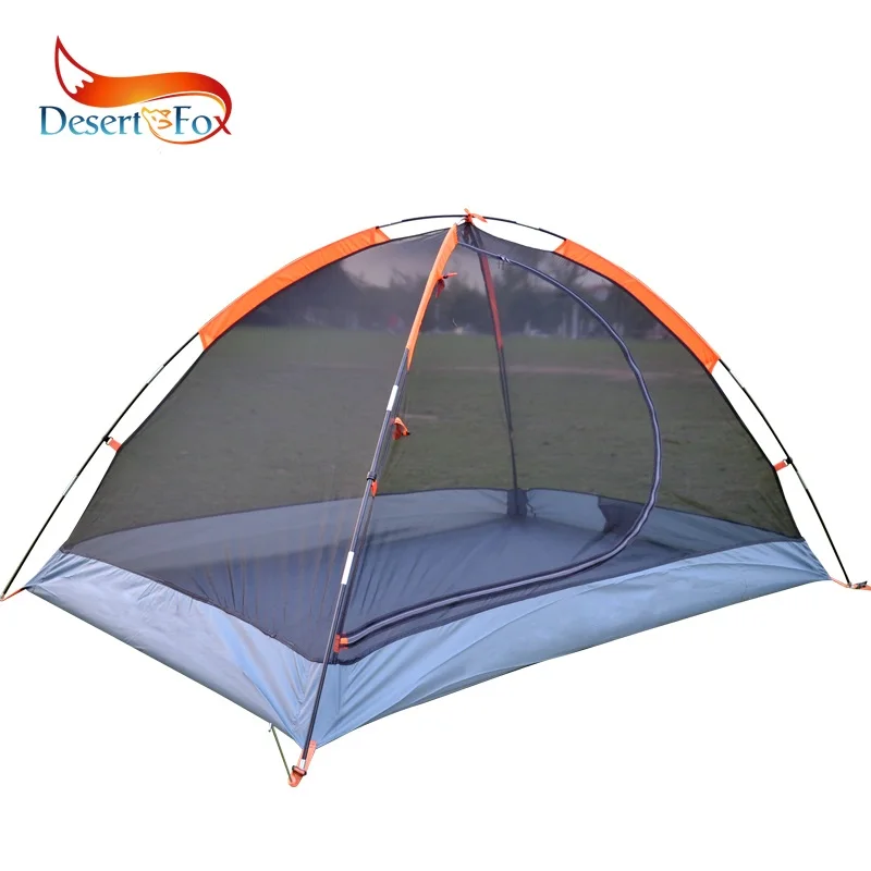 Desert&Fox Backpacking Tent 2 Person Double Layer Camping Tents 4 Seasons Waterproof Breathable Lightweight Portable Travel Tent 2