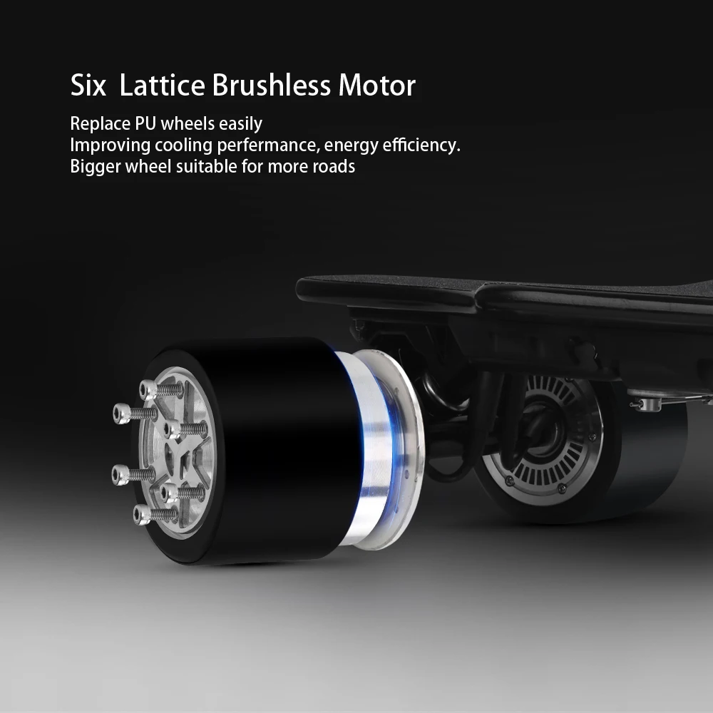 koowheel Hoverboard Upgraded 4 Wheels Electric Longboard Replaceable Dual Hub Motor E Scooter Electric Skateboard Boosted Board (5)