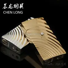 Новинка газовая электронная сенсорная металлическая зажигалка смешная стерео гофра прикуриватель подарок на день святого Валентина для мужчин бутик