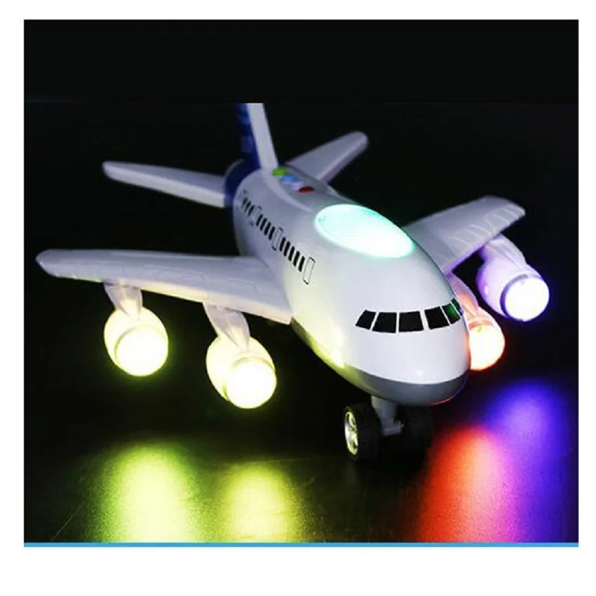 

Airplane children luminous toy gift sound music inertia plane