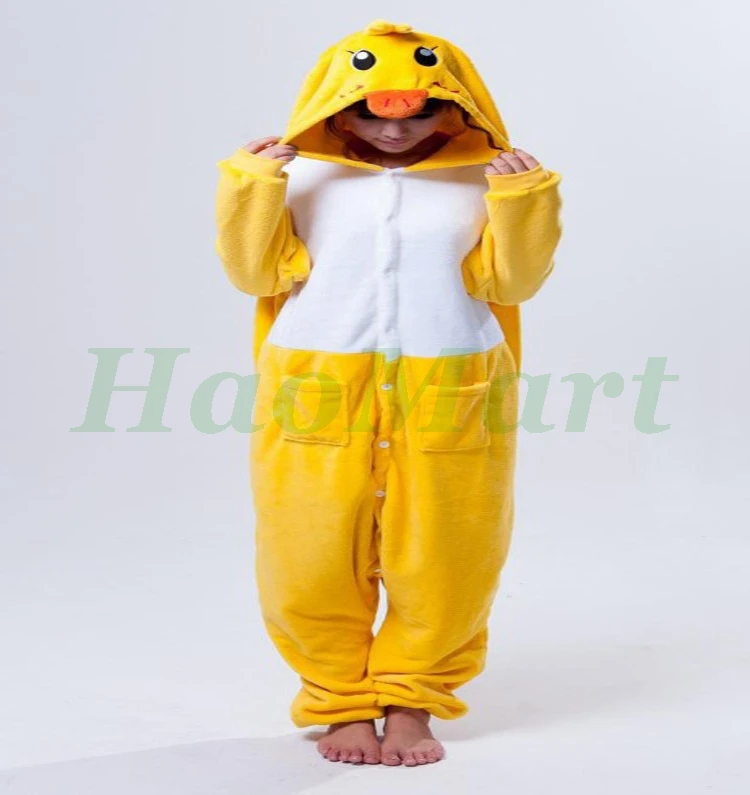 Free Shipping Popular Hooded Adults Dragon Yellow Duck Onesie Animal  Carnival Unisex Dragon Ball Z Costumes - Cosplay Costumes - AliExpress