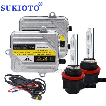 

SUKIOTO HIDHeadlight 55W HS5 6000K 5000K 4300K 8000K Motorcycle lamp Bulb HS5 H/L bixenon motor headlamp PCX125/150 light