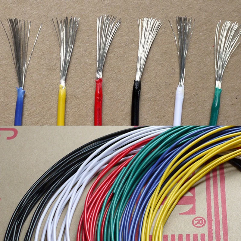 5 метров UL1007 UL 1007 26AWG провод 1 3 мм ПВХ электронный кабель