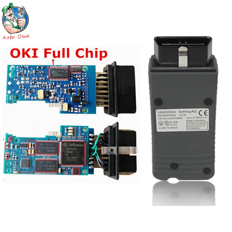 V3.0.3 With Keygen VAS 5054A OKI Chip VAS5054A Bluetooth Support UDS ...