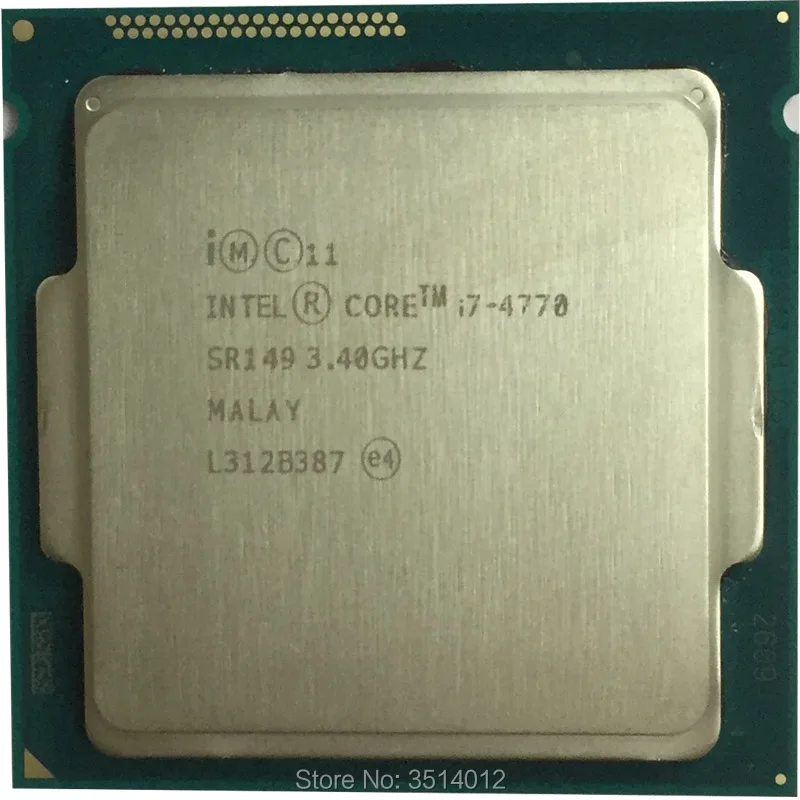 

Intel Core i7-4770 i7 4770 3.4 GHz Quad-Core CPU Processor 8M 80W LGA 1150