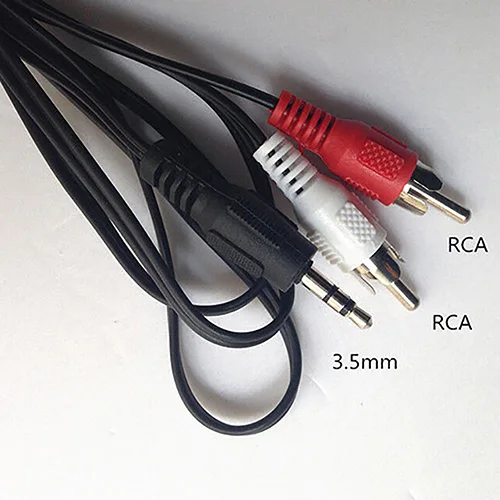 3 5 мм разъем Mini Plug to 2 RCA папа стерео Phono Аудио Динамик адаптер кабель| |