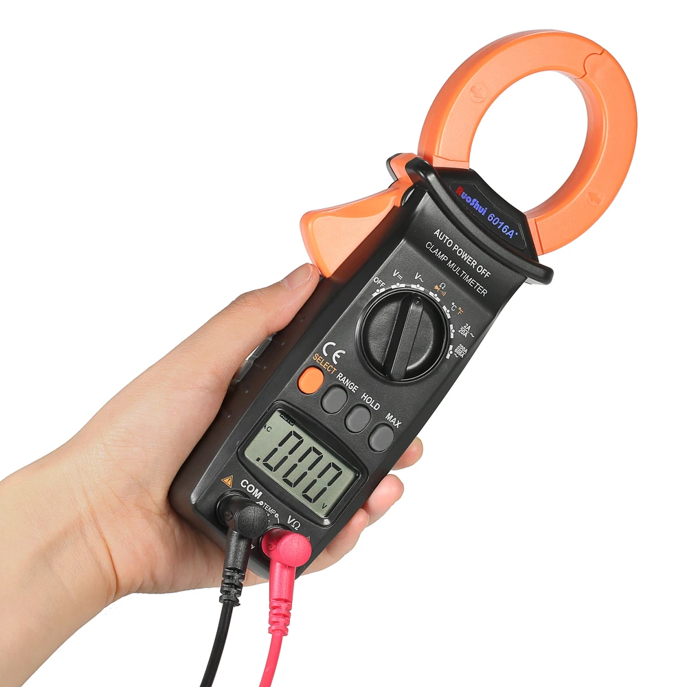 

High percision Digital Clamp Meter Multimeter current clamp AC/DC Voltage AC Current meter Temperature Resistance Diode Tester