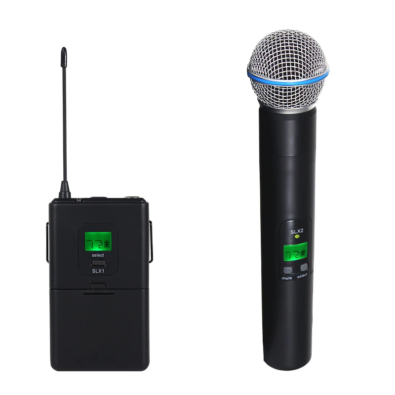 Wireless Microphone Adjustable frequency UHF SLX24