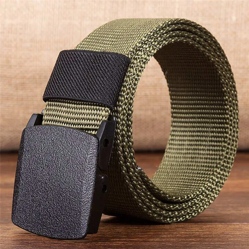 Men's Outdoor Sports Nylon Waistband Canvas Web Belt Dazzling cinturones Para Mujer Ceinture Homme Harajuku La Ceinture A16# (4)