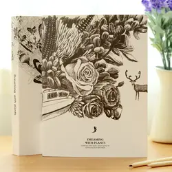 "Мечтая растение" Рисование Sketchbook большой размер рабочая тетрадь дневник школа исследование студент блокнот