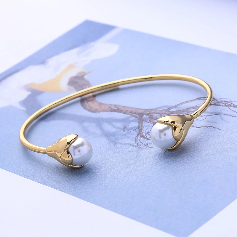 Простой дизайн браслет корейский романтический Новое поступление стекло жемчуг милый для женщин ручной работы Свадебный подаро