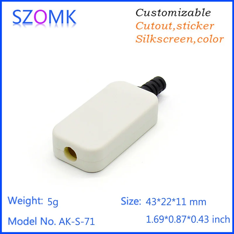 small usb plastic enclosure usb stick shell box junction box plastic housing pcb plastic box for electronics project USB small enclosure (11).jpg