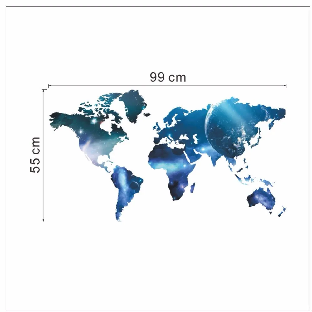 Большая Глобальная планета карта мира Наклейка на стену художественная наклейка карта картины маслом 1470 для дома, комнаты, офиса украшения