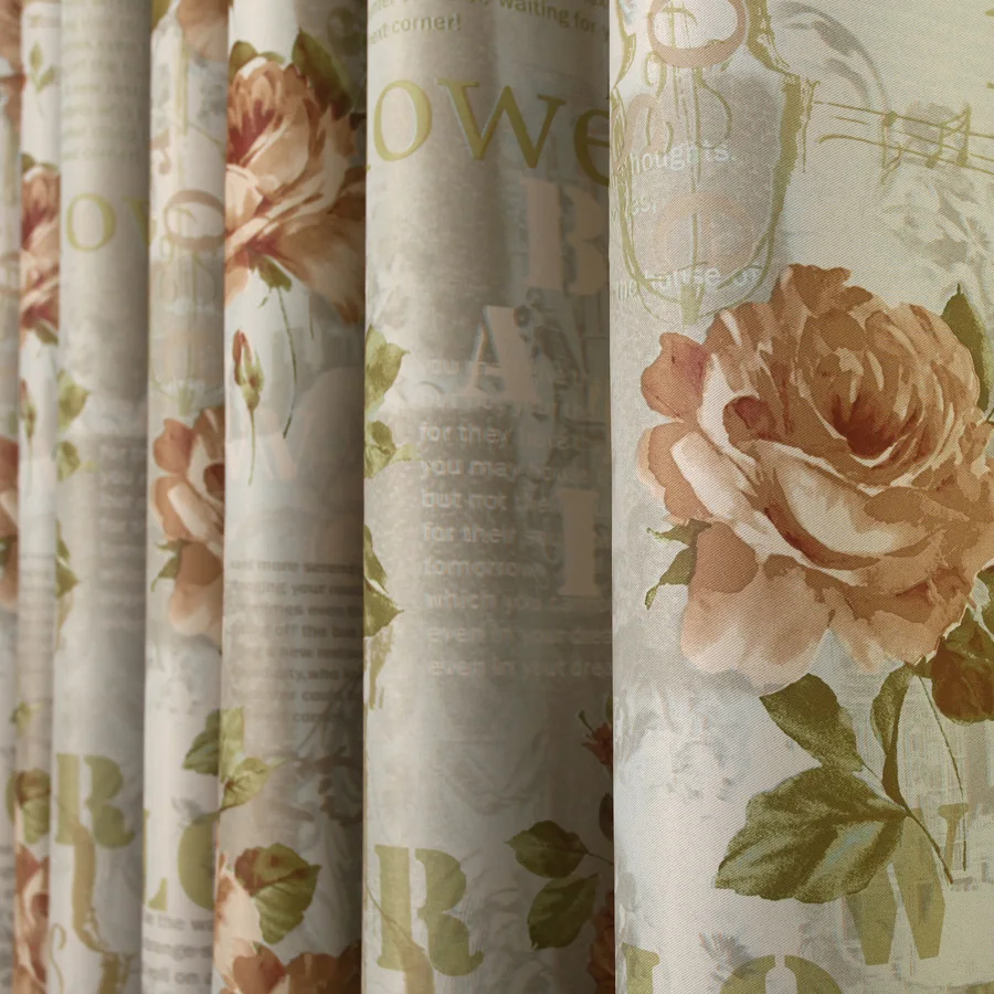 Venise Europe style fenêtre ombre rideaux Anglais fleurs double face ... Venise Europe style fenêtre ombre rideaux Anglais fleurs double face ...