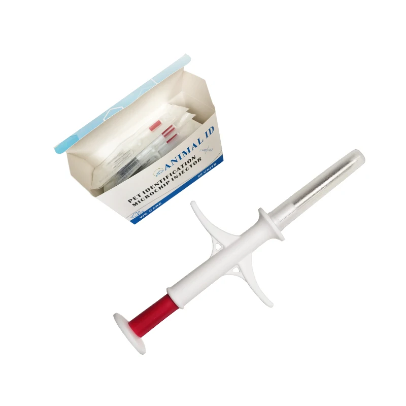 2.12x12mm Rfid Animal Chip In The Needle Pet Dog Microchip Id Syringe With Glass Tag For