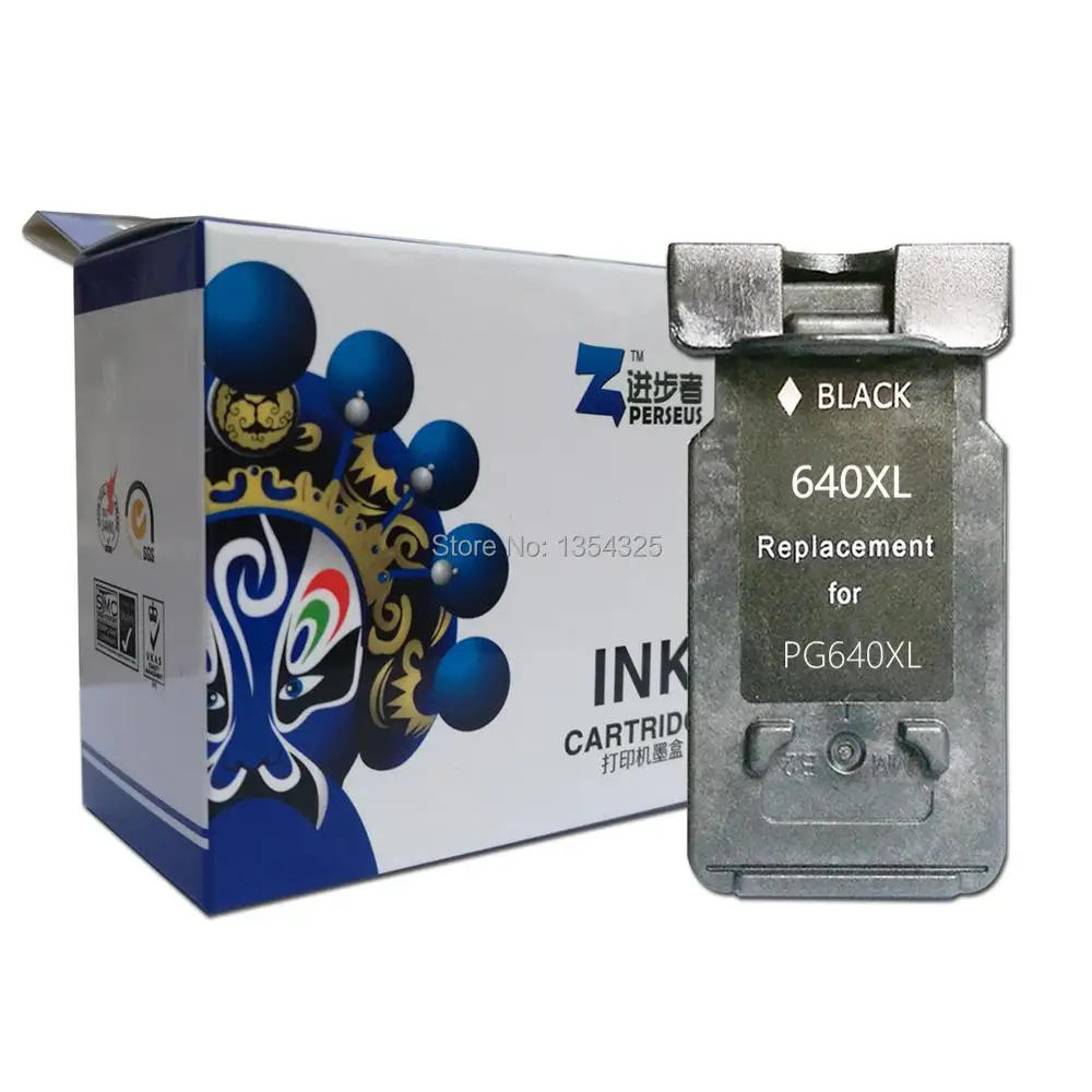 

PERSEUS INK CARTRIDGE FOR CANON PG-640XL PG640XL BLACK HIGH YIELD COMPATIBLE PIXMA MG2160 MG3160 MG4160 MX376 MX436 PRINTER