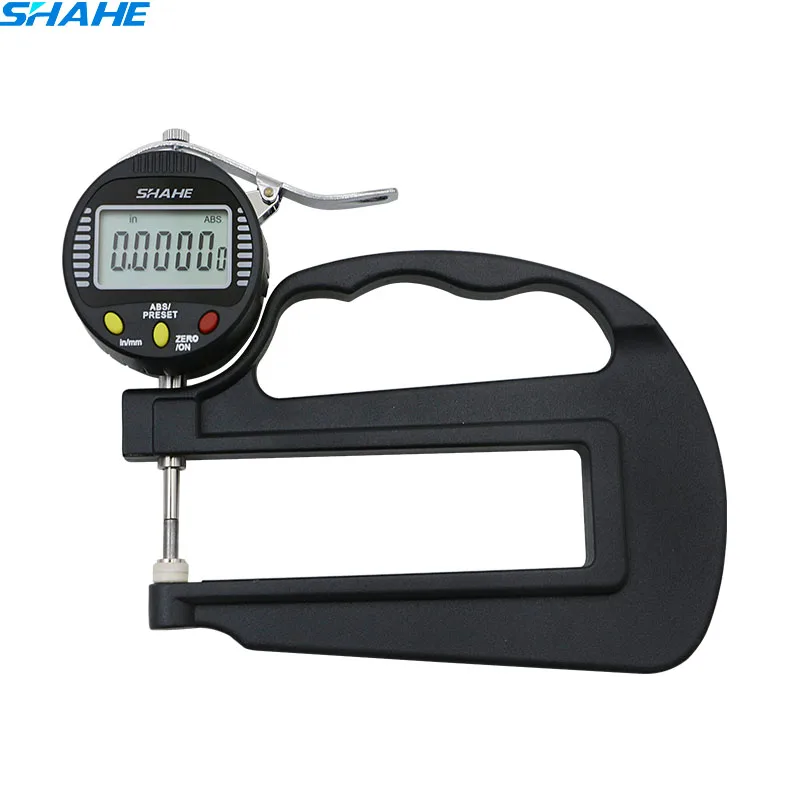 0.001mm 0 10mm Digital display Micron Thickness Gauge thickness meter 0